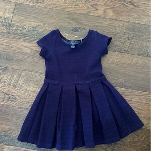 Polo by Ralph Lauren Kids Dress in Rich Purple